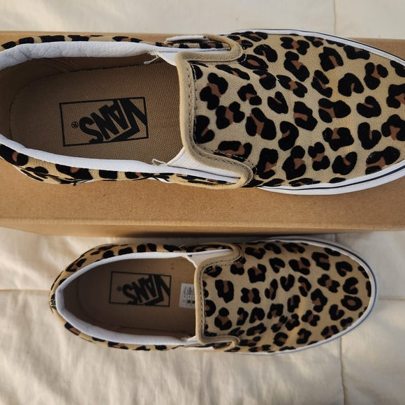 Vans Shoes - Vans Leopard Print Slip-On Sneakers